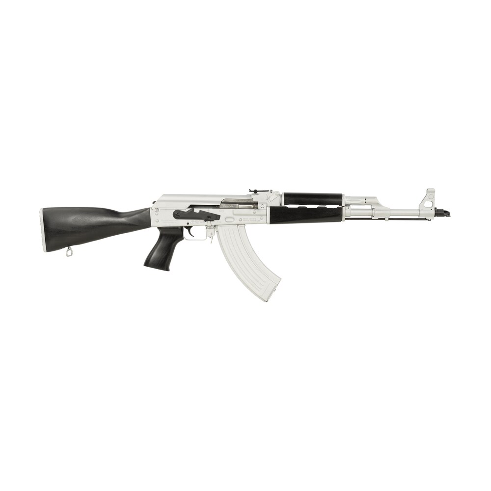 zastava arms usa zr7762csb zpapm70 7.62x39mm 30+1 16.30" black chrome lined steel barrel, silver receiver, black polymer handguard, fixed dark walnut synthetic stock Zastava Arms Usa ZR7762CSB ZPAPM70 7.62x39mm 30+1 16.30" Black Chrome Lined Steel Sports South item 158647
