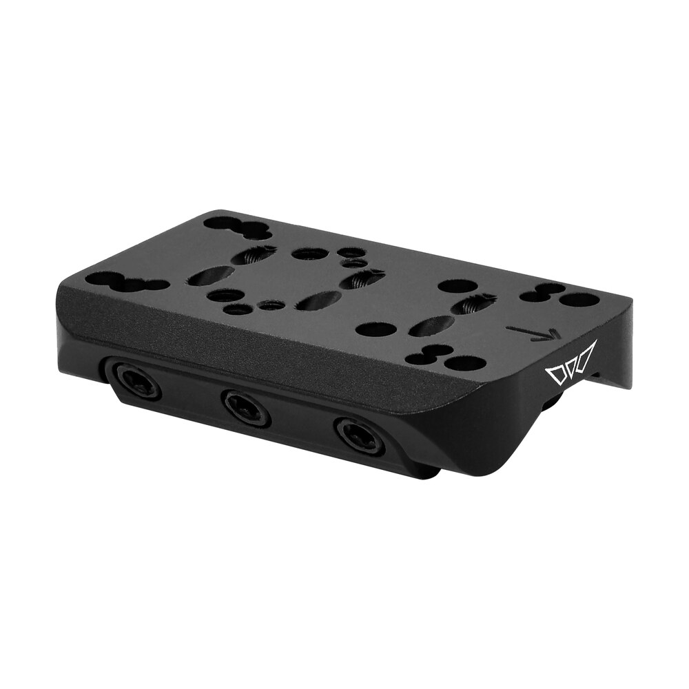 warne 6108m red dot reflex mount shotgun rib black anodized aluminum fits burris/cmore/docter/eotech/holosun Warne 6108M Red Dot Reflex Mount Shotgun Rib Black Anodized Aluminum Sports South item 158734