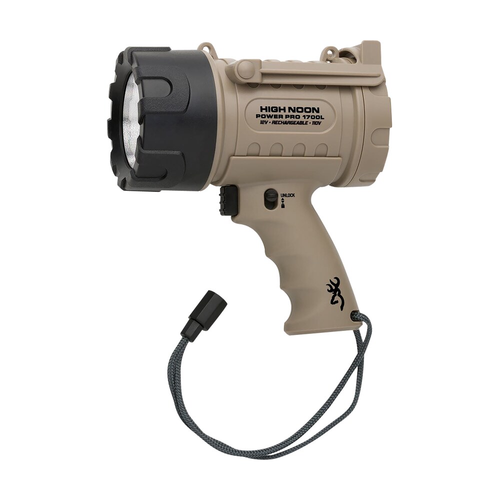 browning 3717805 high noon power pro tan 100 1700 lumens white led polymer Browning 3717805 High Noon Power Pro Tan 100-1700 Lumens White LED Polymer Sports South item 158798