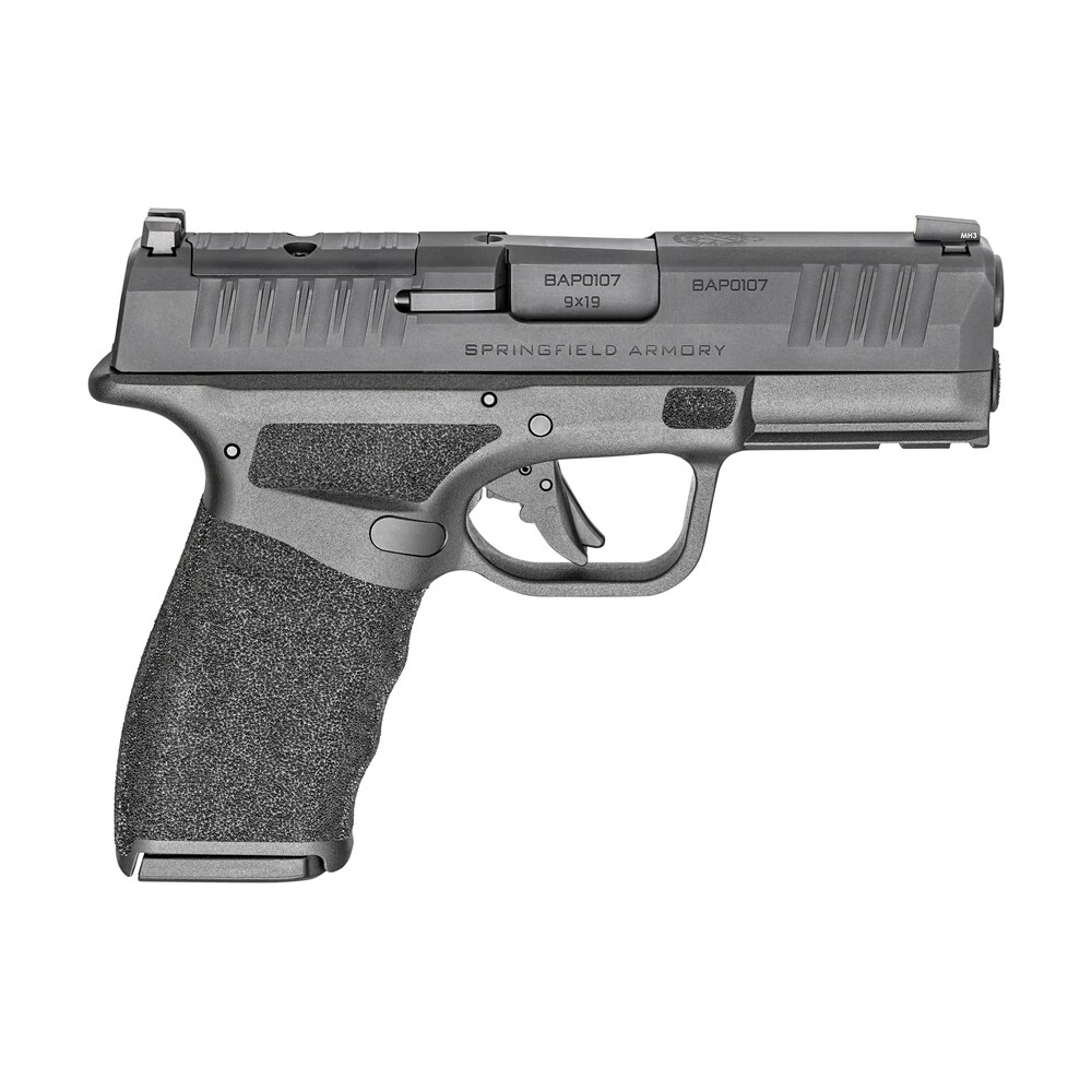 springfield armory hcp9379bosp15 hellcat pro osp compact 9mm luger 15+1 3.70" black melonite steel barrel & optic ready/serrated slide, black polymer frame w/picatinny rail, textured grip Springfield Armory HCP9379BOSP15 Hellcat Pro OSP Compact 9mm Luger 15+1 3.70" Black Melonite Sports South item 158889