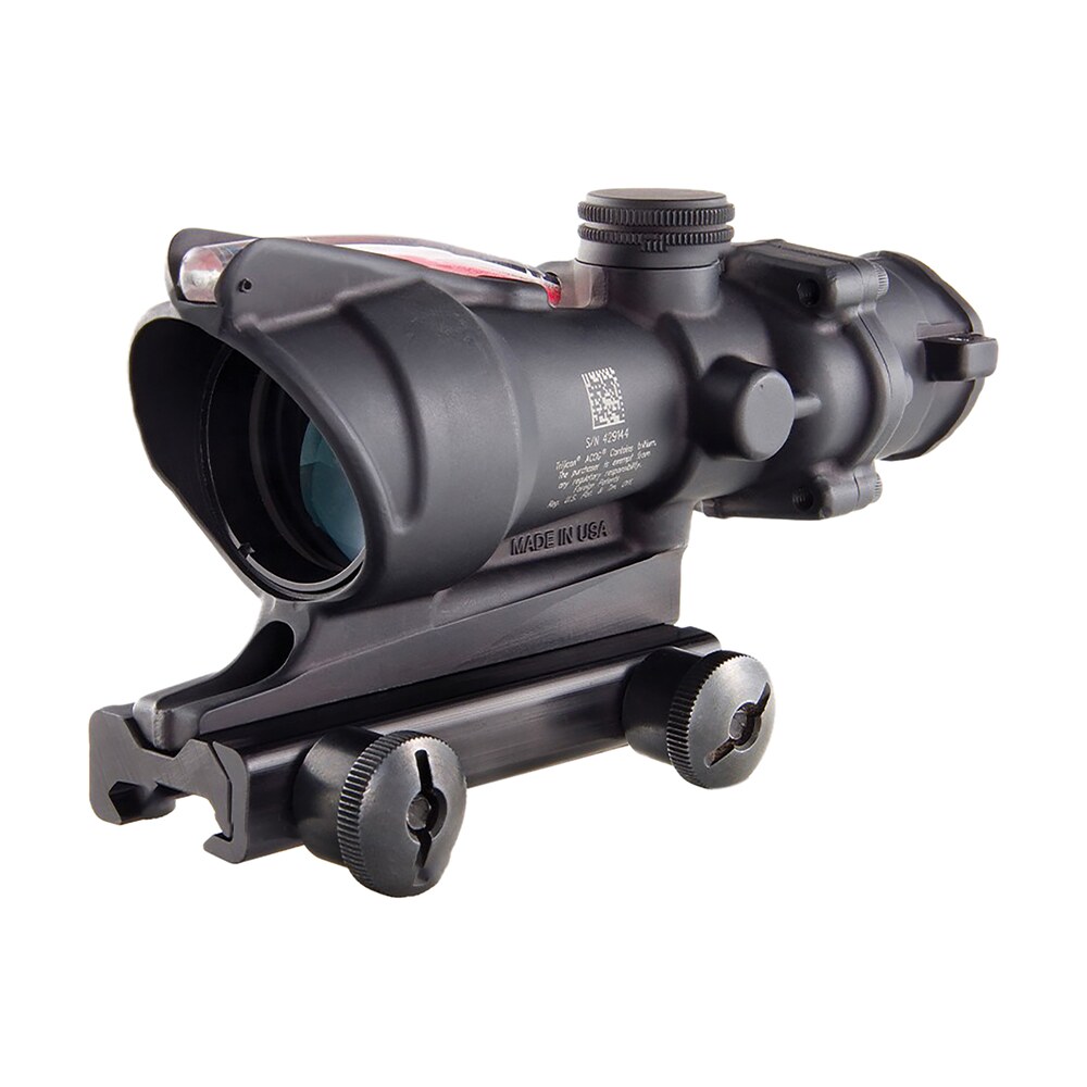 trijicon ta31d100288 acog matte black 4x32mm illuminated red chevron .223/5.56 bdc reticle Trijicon TA31D100288 ACOG Matte Black 4x32mm Illuminated Red Chevron .223/5.56 BDC Reticle Sports South item 159164