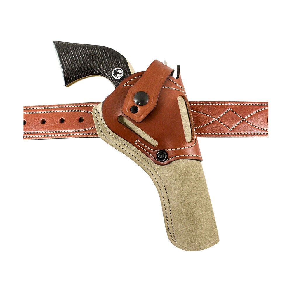 desantis gunhide 189nj3uz0 wild hog owb natural leather belt fits heritage rough rider 6.50 ambidextrous DeSantis Gunhide 189NJ3UZ0 Wild Hog OWB Natural Leather Belt Sports South item 159243