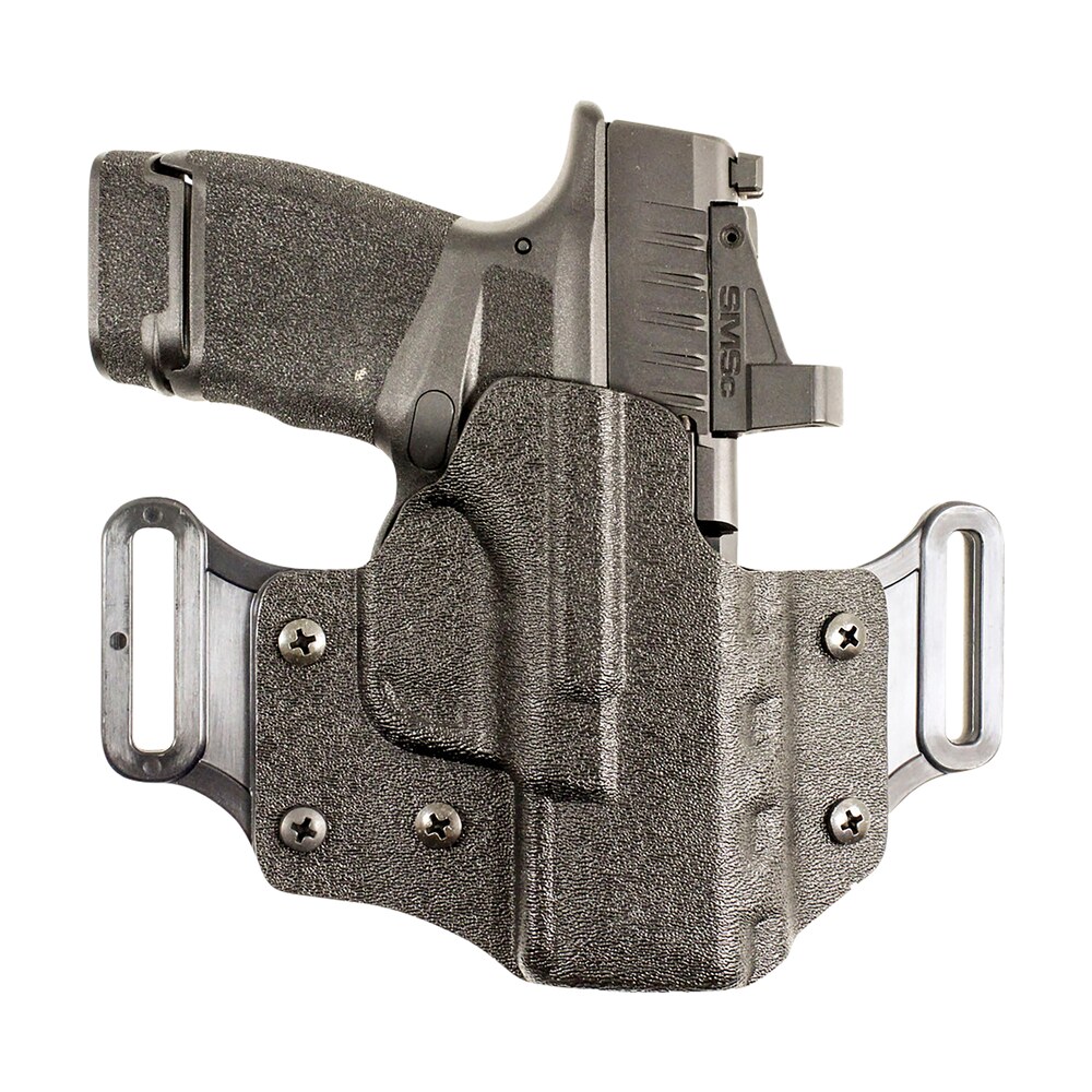 desantis gunhide 195ka0xz0 veiled partner owb black kydex belt slide fits springfield echelon right hand DeSantis Gunhide 195KA0XZ0 Veiled Partner OWB Black Kydex Belt Slide Sports South item 159248