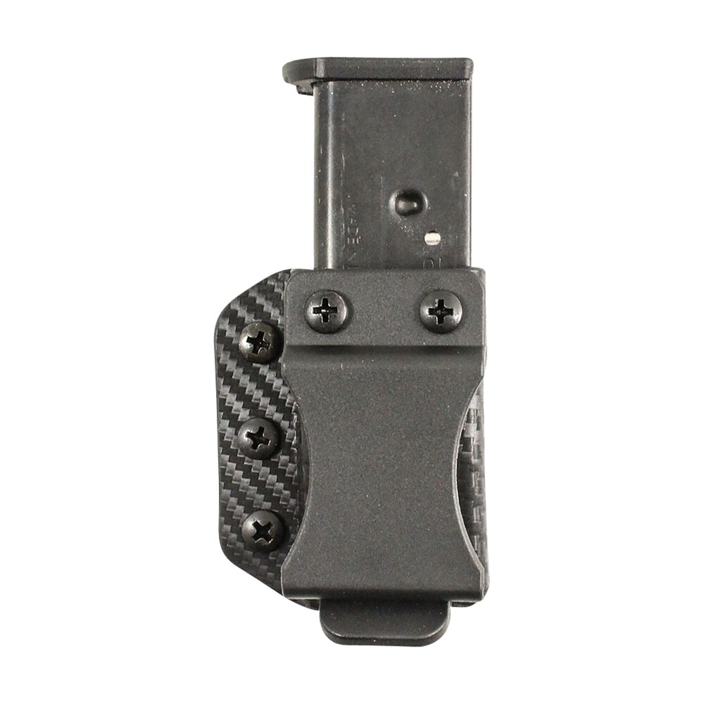 desantis gunhide a100kjyyz persuader mag pouch iwb/owb black kydex belt clip compatible w/ glock 43 ambidextrous DeSantis Gunhide A100KJYYZ Persuader Mag Pouch IWB/OWB Black Kydex Belt Clip Compatible Sports South item 159270