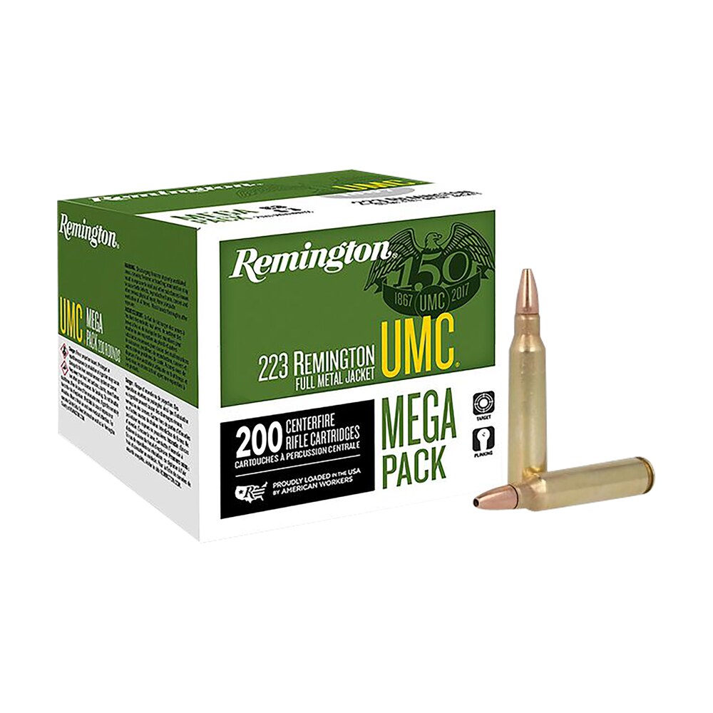 remington ammunition 23775 umc mega pack 223rem 45gr jacketed hollow point 200 per box/4 case Remington Ammunition 23775 UMC Mega Pack 223Rem 45gr Jacketed Hollow Point 200 Per Box/4 Case Sports South item 15936