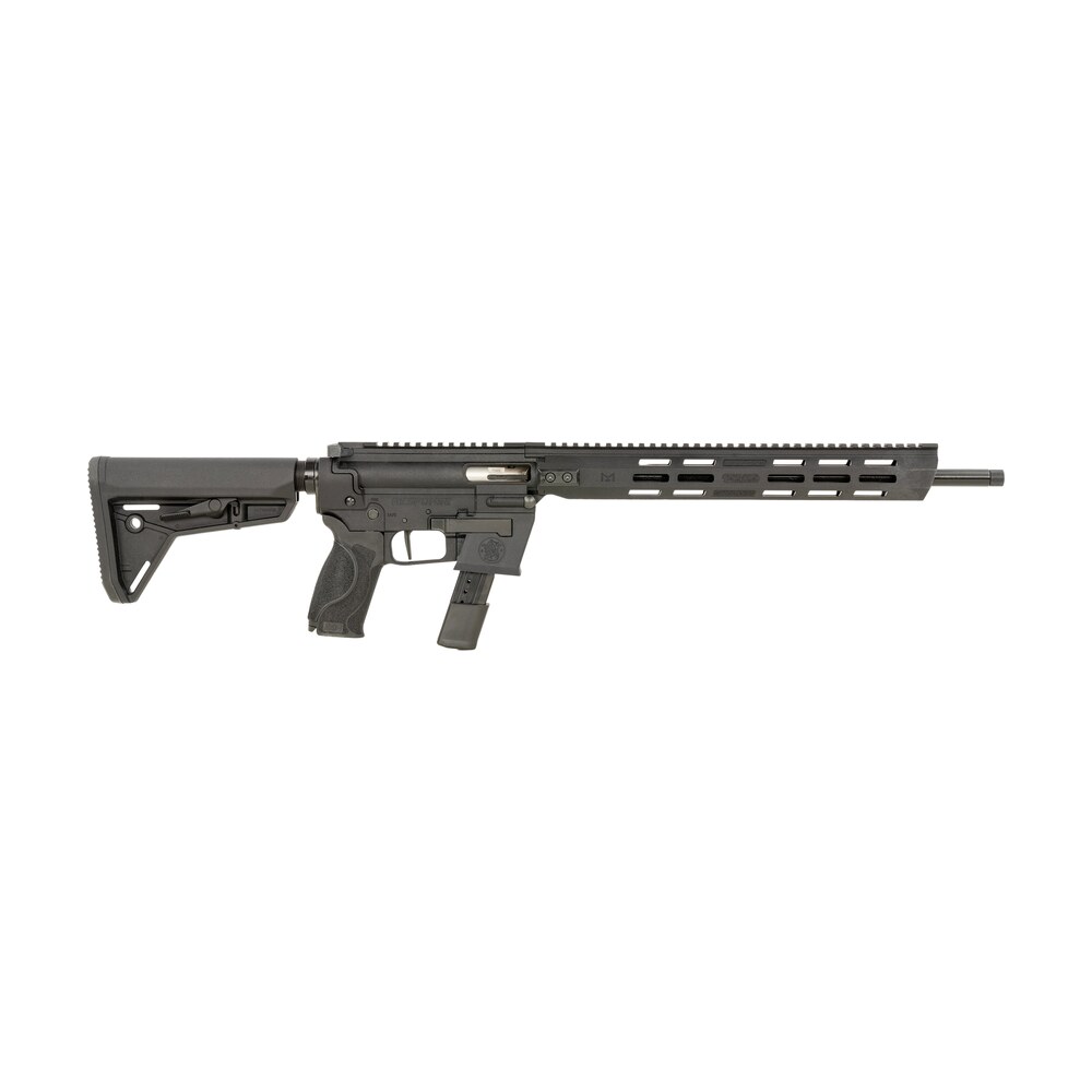 smith & wesson 13797 response 9mm luger 23+1 (2) 16.50" threaded steel barrel, m lok handguard, interchangeable backstrap grip, flat face trigger, interchangeable flexmag mag well adapter (2) Smith & Wesson 13797 Response 9mm Luger 23+1 (2) 16.50" Threaded Steel Sports South item 159362