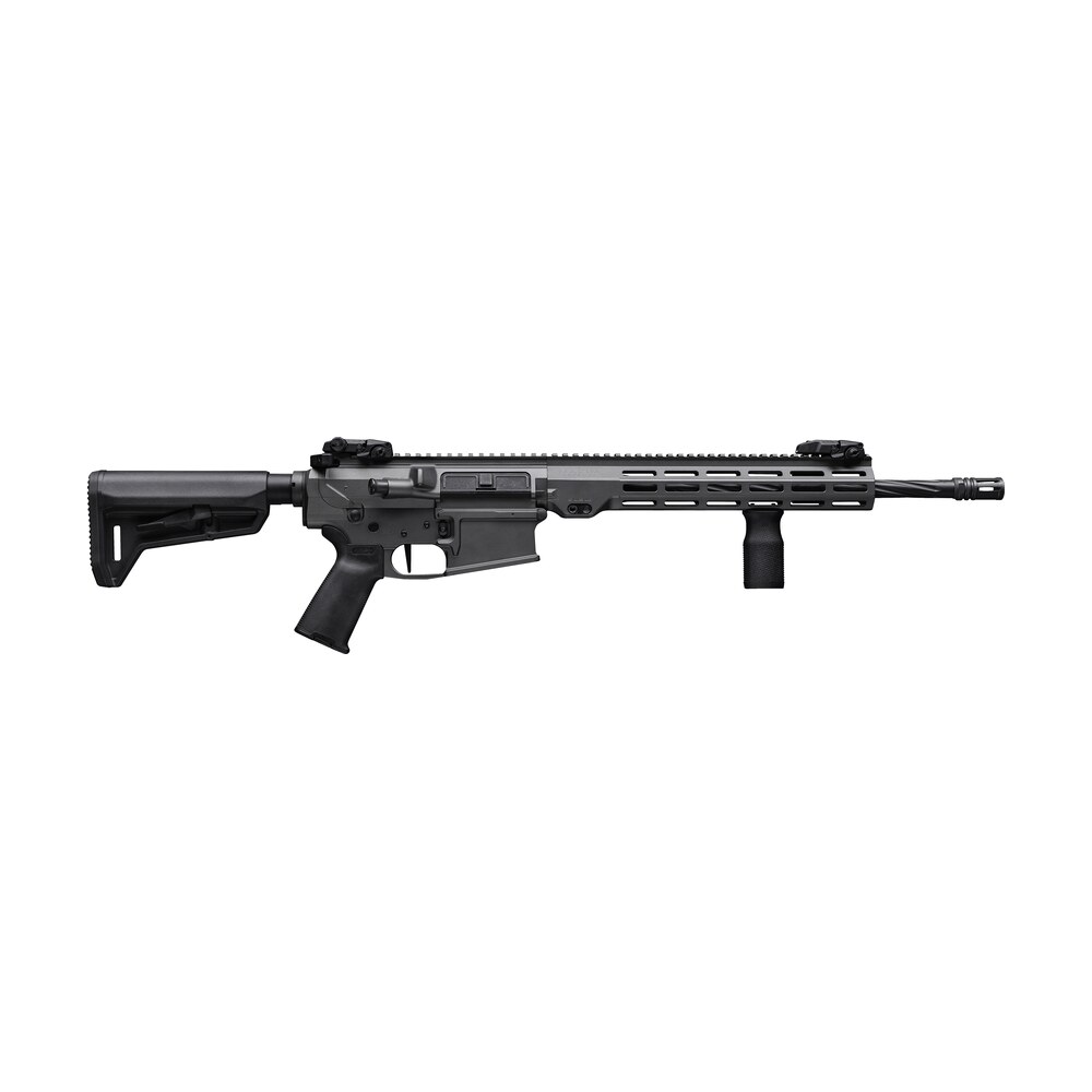 maxim defense mxm49682 md10 l 308 win 20+1 16" fluted barrel, sniper gray cerakote finish, m lok handguard, black magpul furniture, sl k stock, mvg grip, mbus sights, blackout defense flat trigger Maxim Defense MXM49682 MD10 L 308 Win 20+1 16" Fluted Sports South item 159399