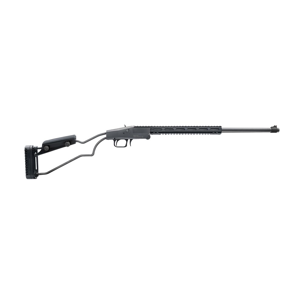 chiappa firearms 500273 big badger 410 3" 1rd 20", blued, m lok/picatinny handgaurd, wire stock with adj. comb, fiber optic sight Chiappa Firearms 500273 Big Badger 410 3" 1rd 20", Blued, M-LOK/Picatinny Handgaurd, Wire Stock Sports South item 159583