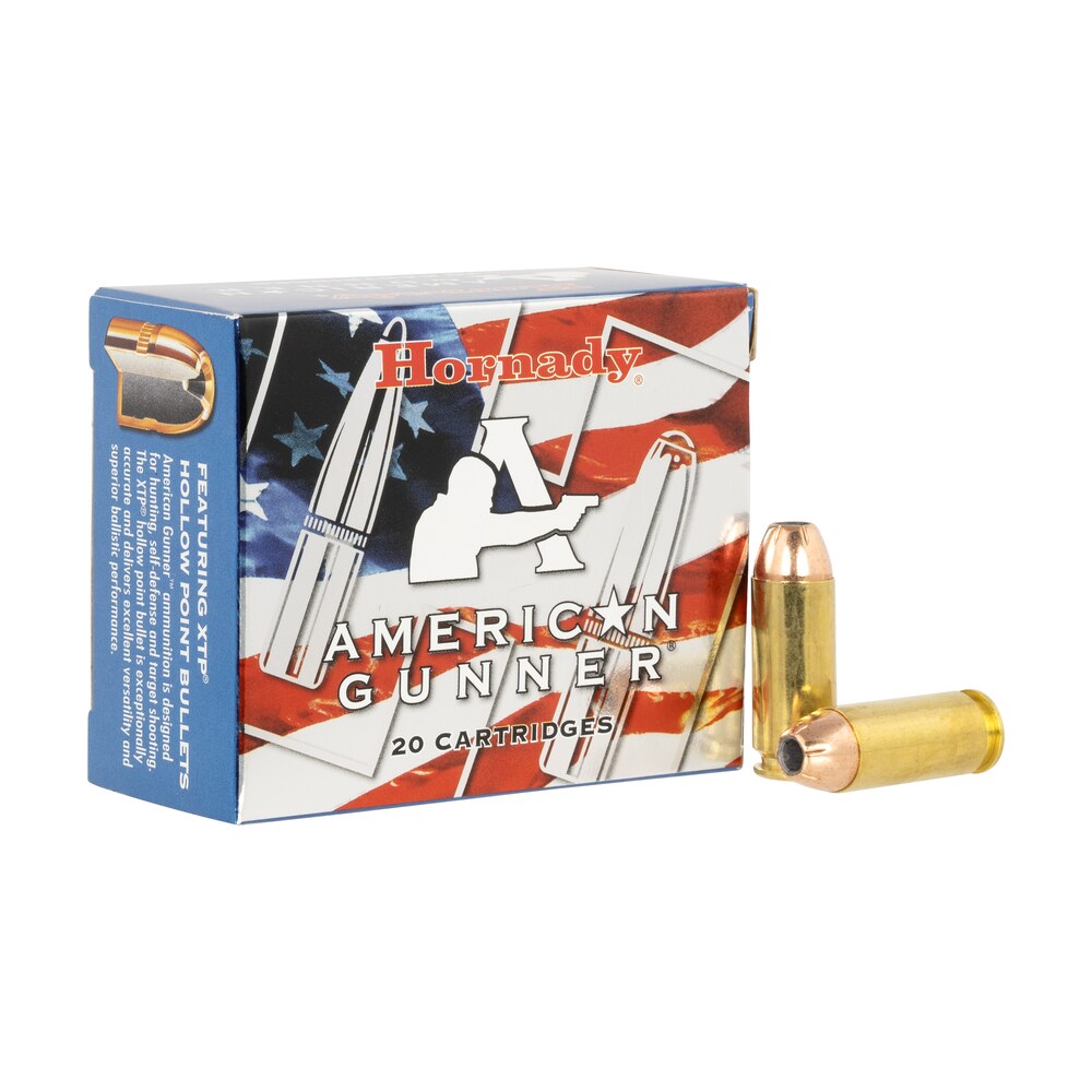 hornady 91224 american gunner 10mm 155gr hornady xtp hollow point 20 per box/10 case Hornady 91224 American Gunner 10mm 155gr Hornady XTP Hollow Point 20 Per Box/10 Case Sports South item 159606