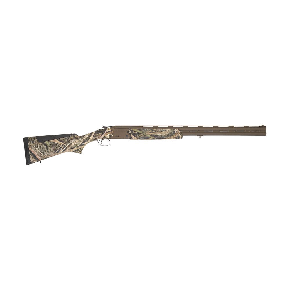 tristar 35221 hunter mag ii 12 gauge 3.5" 2rd 28" chrome lined, midnight bronze barrel/re, mossy oak shadow grass blades furniture, fiber optic sight, 5 ext. chokes TriStar 35221 Hunter Mag II 12 Gauge 3.5" 2rd 28" Chrome-Lined, Midnight Bronze Barrel/Re, Sports South item 159781