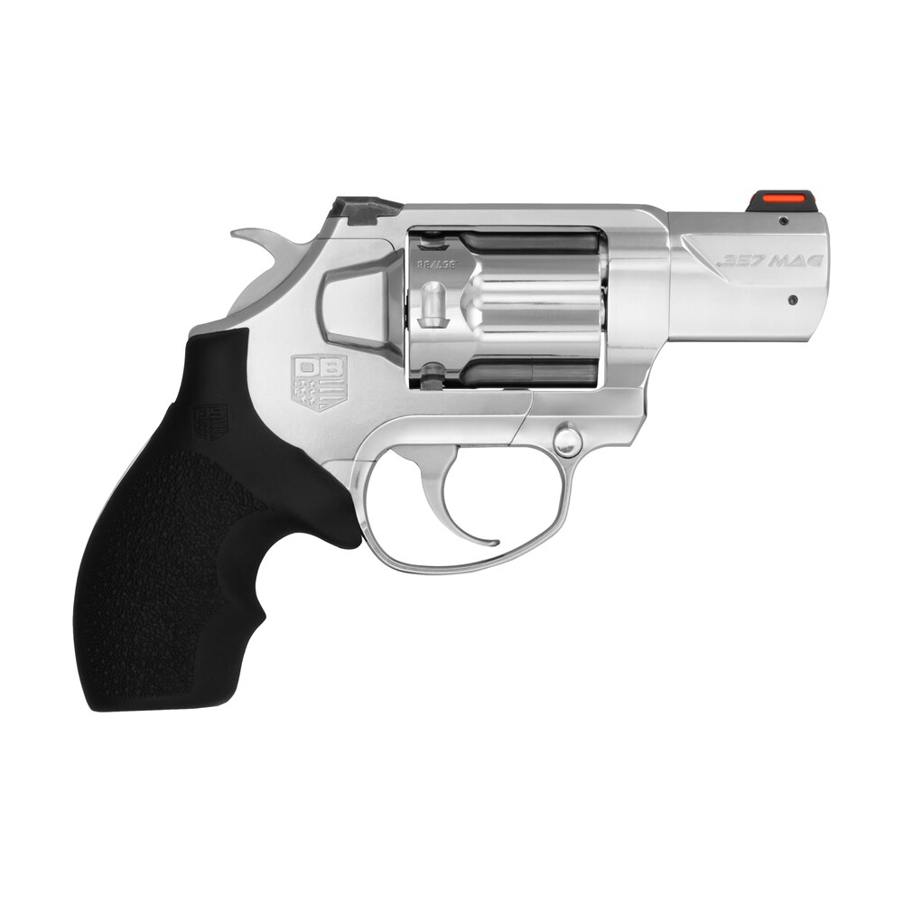 diamondback db0700s701 sdr 357 mag 6rd 2" polished stainless steel target crown barrel, polished stainless steel cylinder, stainless steel frame, black rubber grip Diamondback DB0700S701 SDR 357 Mag 6rd 2" Polished Stainless Steel Target Crown Sports South item 159796