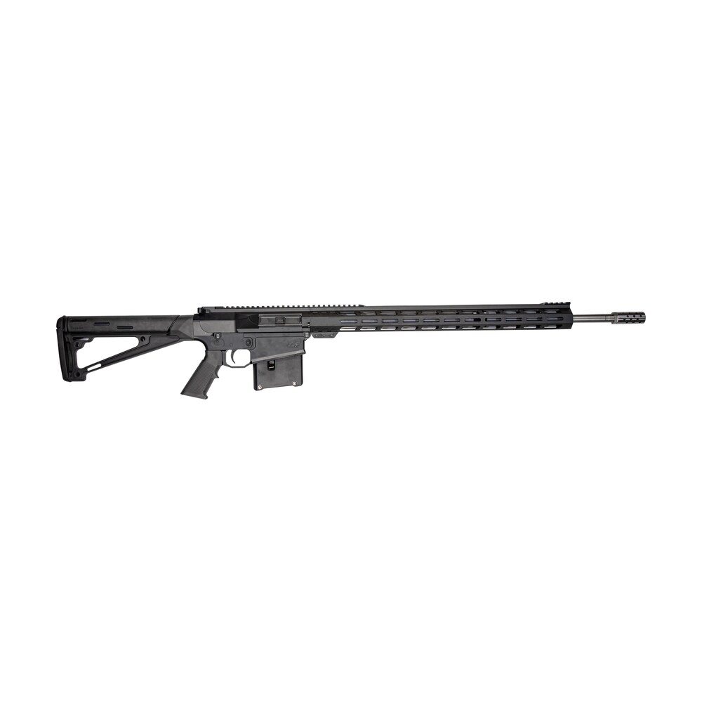 great lakes firearms gl10la30 06ssblk ar 10 30 06 springfield 5+1 24", black, 20" m lok handguard fixed hogue overmolded stock, a2 grip, muzzle brake Great Lakes Firearms GL10LA30-06SSBLK AR-10 30-06 Springfield 5+1 24", Black, 20" M-Lok Sports South item 159865