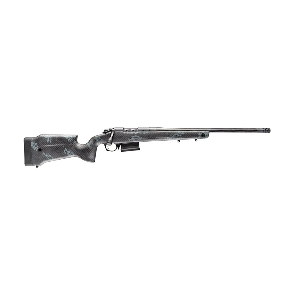 bergara rifles b14s751cf b 14 crest 308 win 5+1 20" sniper gray cerakote #5 contour threaded barrel, sniper gray cerakote steel receiver, black & gray sponge fixed carbon fiber stock Bergara Rifles B14S751CF B-14 Crest 308 Win 5+1 20" Sniper Gray Cerakote #5 Contour Threaded Sports South item 160130