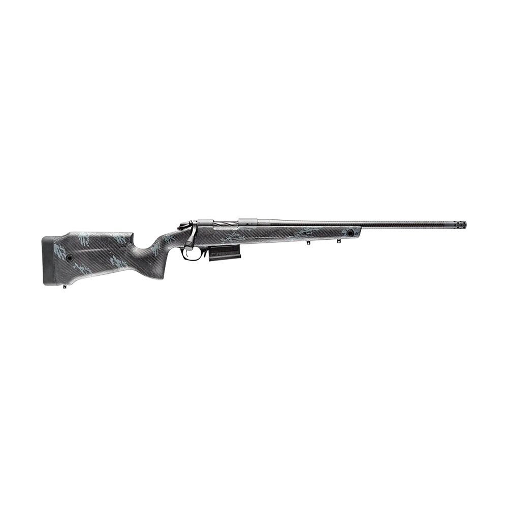 bergara rifles b14s752cf b 14 crest 6.5 creedmoor 5+1 20" sniper gray cerakote #5 contour threaded barrel, sniper gray cerakote steel receiver, black & gray sponge fixed carbon fiber stock Bergara Rifles B14S752CF B-14 Crest 6.5 Creedmoor 5+1 20" Sniper Gray Cerakote #5 Contour Sports South item 160131