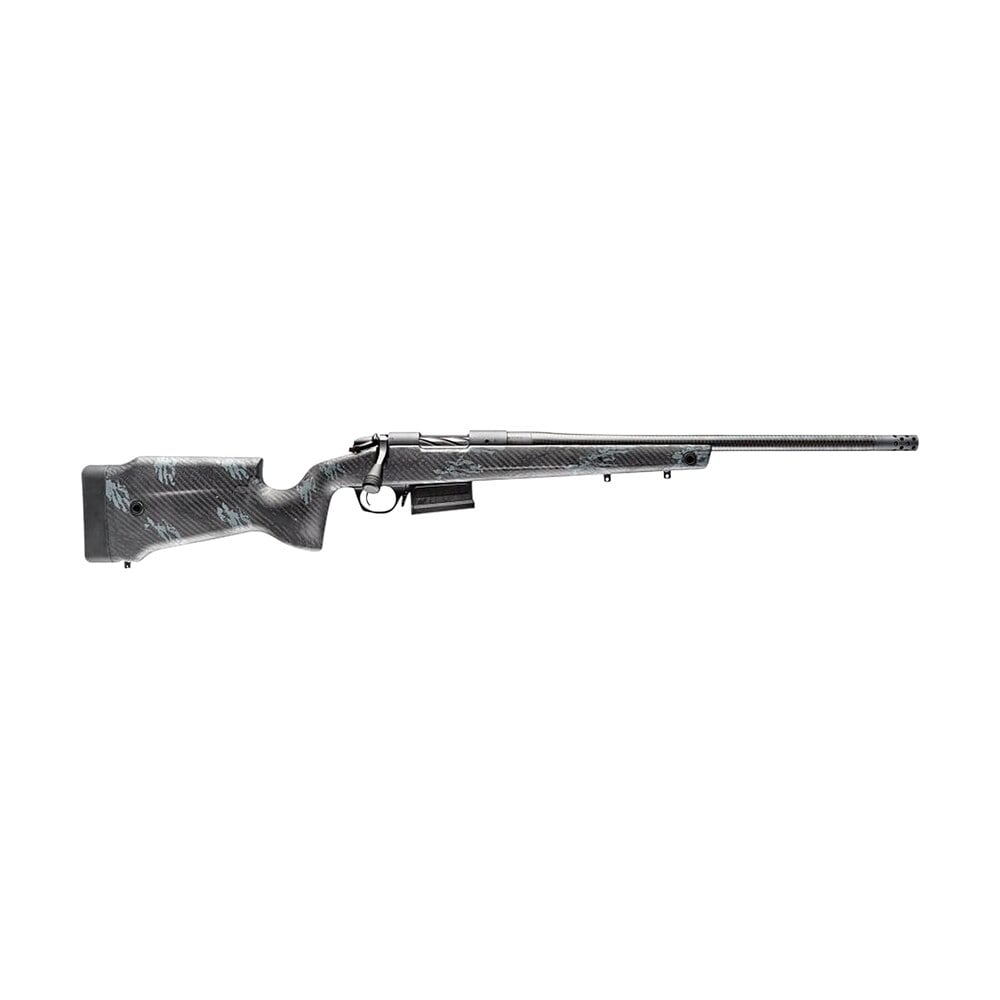 bergara rifles b14lm751cf b 14 crest 300 win mag 5+1 22" sniper gray cerakote #5 contour threaded barrel, sniper gray cerakote steel receiver, black & gray sponge fixed carbon fiber stock Bergara Rifles B14LM751CF B-14 Crest 300 Win Mag 5+1 22" Sniper Gray Cerakote #5 Contour Sports South item 160134