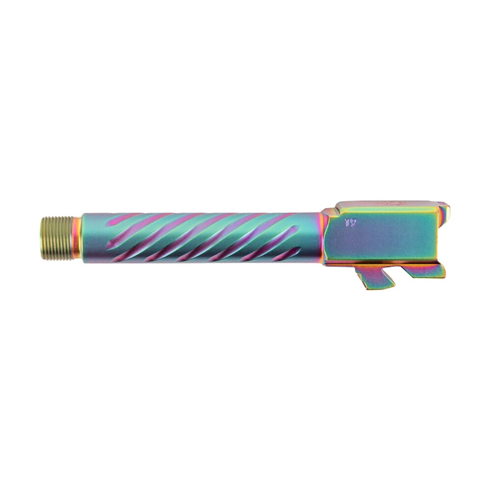 ballistic advantage bapsg175t3w premium series 9mm luger fits glock 17 gen 5 fluted threaded iridescent pvd stainless steel Ballistic Advantage BAPSG175T3W Premium Series 9mm Luger Sports South item 160222