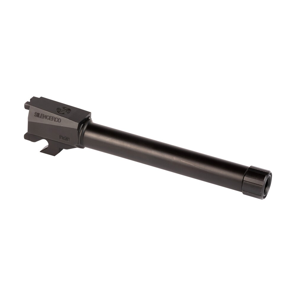 silencerco ac2413 sig 5.46" 9mm luger, black nitride stainless steel, fits sig p320 full size SilencerCo AC2413 Sig 5.46" 9mm Luger, Black Nitride Stainless Steel, Sports South item 160248