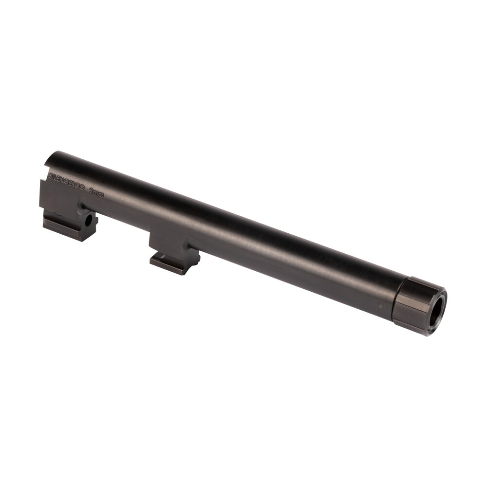 silencerco ac2291 beretta 9mm luger 5.30" threaded black nitride stainless steel, fits beretta 92fs/m92x SilencerCo AC2291 Beretta 9mm Luger 5.30" Threaded Black Nitride Stainless Steel, Sports South item 160251