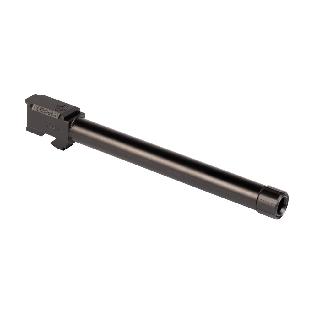 silencerco ac861 glock 9mm luger 6.50" threaded black nitride stainless steel, fits glock 17l SilencerCo AC861 Glock 9mm Luger 6.50" Threaded Black Nitride Stainless Steel, Sports South item 160258