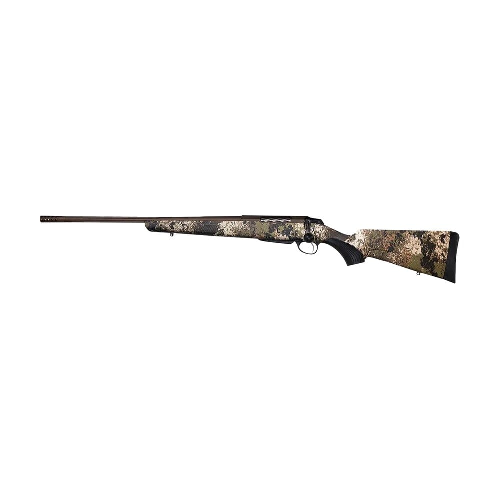 tikka jrtxvw470 t3x lite 7mm rem mag 3+1 24.30" fluted/threaded, midnight bronze cerakote barrel/rec, veil wideland synthetic stock, interchangeable grip, muzzle brake left hand Tikka JRTXVW470 T3x Lite 7mm Rem Mag 3+1 24.30" Fluted/Threaded, Midnight Bronze Cerakote Sports South item 160360