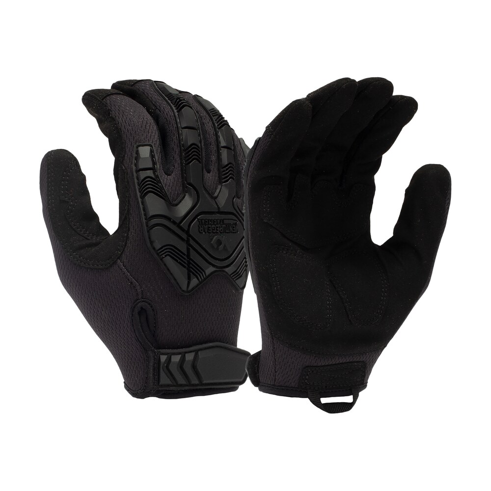 pyramex vgtg40bm impact operator heavy duty black synthetic leather medium hook & loop Pyramex VGTG40BM Impact Operator Heavy-Duty Black Synthetic Leather Medium Hook & Loop Sports South item 160485