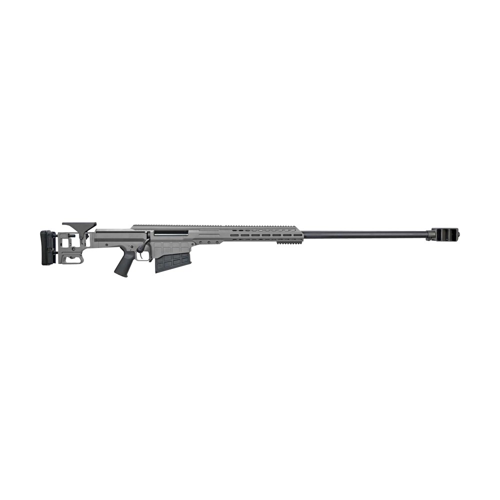 barrett 19614 mrad elr 416 barret 10+1 36" fluted barrel, tungsten gray, m lok rail, folding adj. stock, magpul grip, adj. match grade trigger, muzzle brake Barrett 19614 MRAD ELR 416 Barret 10+1 36" Fluted Sports South item 160496