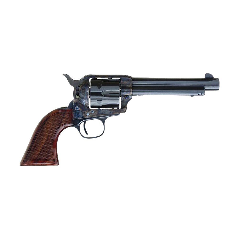 cimarron ar411 arizona ranger 45 colt (lc) 6 shot, 5.50" blue w/engraved "arizona ranger" steel barrel, blued cylinder, color case hardened steel frame, checkered walnut grip, exposed hammer Cimarron AR411 Arizona Ranger 45 Colt (LC) 6 Shot, 5.50" Blue Sports South item 160543