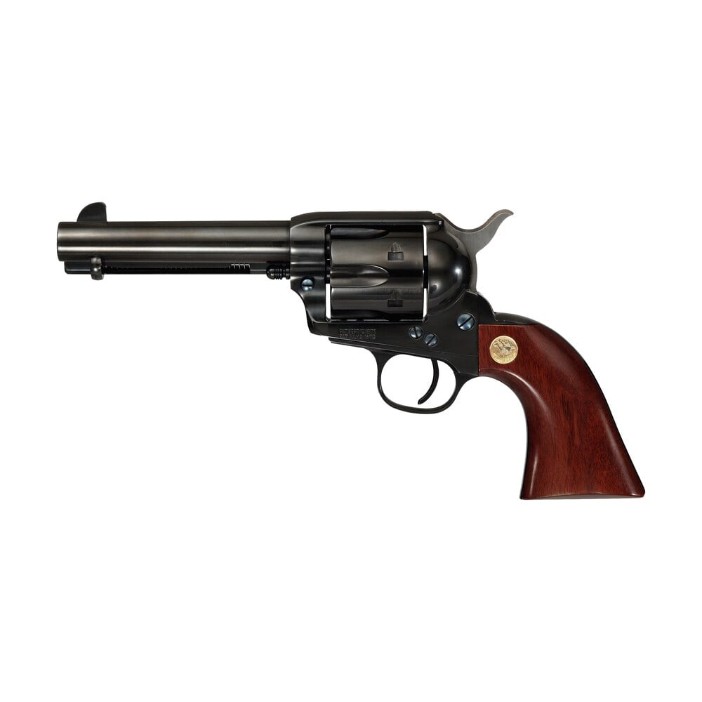 cimarron mp400b1402 pistoleer 357 mag 6 shot, 4.75" blued rifled steel barrel, cylinder, backstrap & frame, walnut grip Cimarron MP400B1402 Pistoleer 357 Mag 6 Shot, 4.75" Blued Rifled Steel Sports South item 160546
