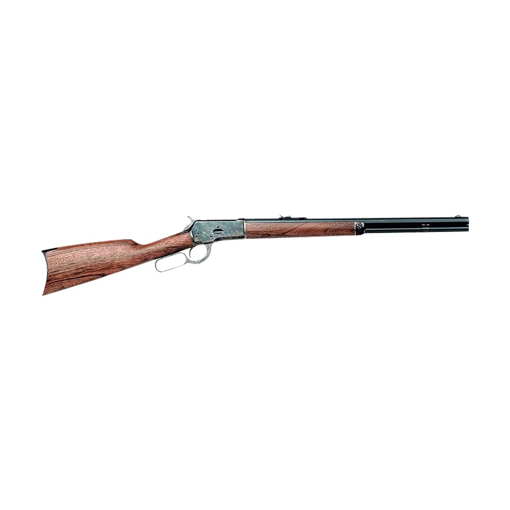 cimarron as621 1892 short full size 38 special/357 mag 10+1 20" blued octagon barrel, color case hardened stainless steel receiver, walnut fixed straight stock, right hand Cimarron AS621 1892 Short Full Size 38 Special/357 Mag 10+1 20" Blued Octagon Sports South item 160553