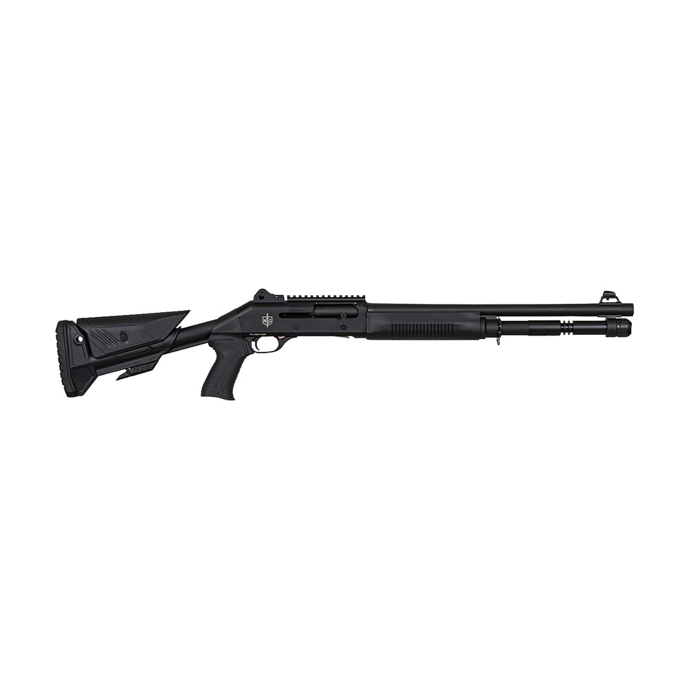 mac 21000154 1014 breacher 12 gauge semi auto 3" 5+1 18.50" black anodized steel barrel, black anodized picatinny rail receiver, black pinned fixed synthetic stock, black polymer grip MAC 21000154 1014 Breacher 12 Gauge Semi-Auto 3" 5+1 18.50" Black Anodized Steel Sports South item 160753