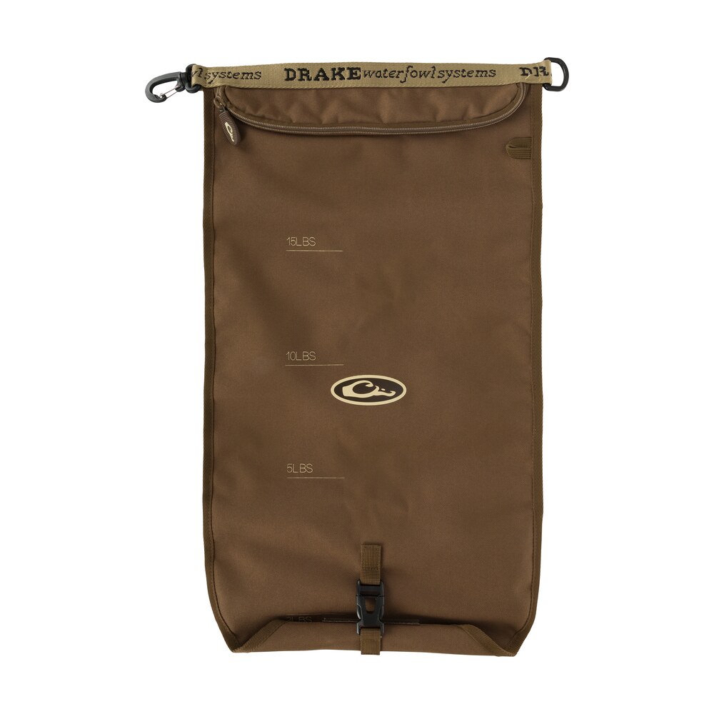 drake waterfowl gd8000brn travel food bag gun dog brown 600d polyester draw string closure Drake Waterfowl GD8000BRN Travel Food Bag Gun Dog Brown 600D Polyester Draw String Closure Sports South item 160789