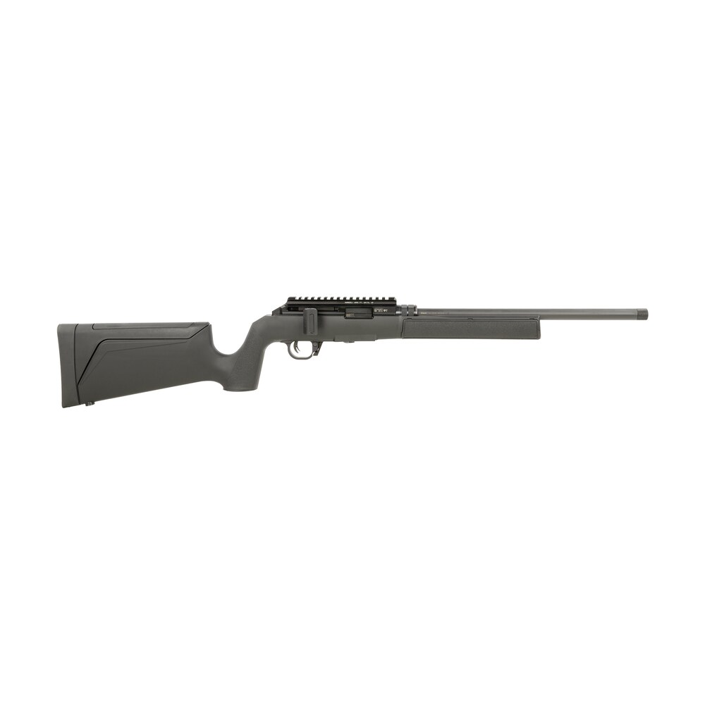 hammerli arms 5800000 force b1 22 lr 10+1 16.10" matte black threaded barrel, black picatinny rail steel receiver, black synthetic adj all weather stock Hammerli Arms 5800000 Force B1 22 LR 10+1 16.10" Matte Black Threaded Sports South item 160904