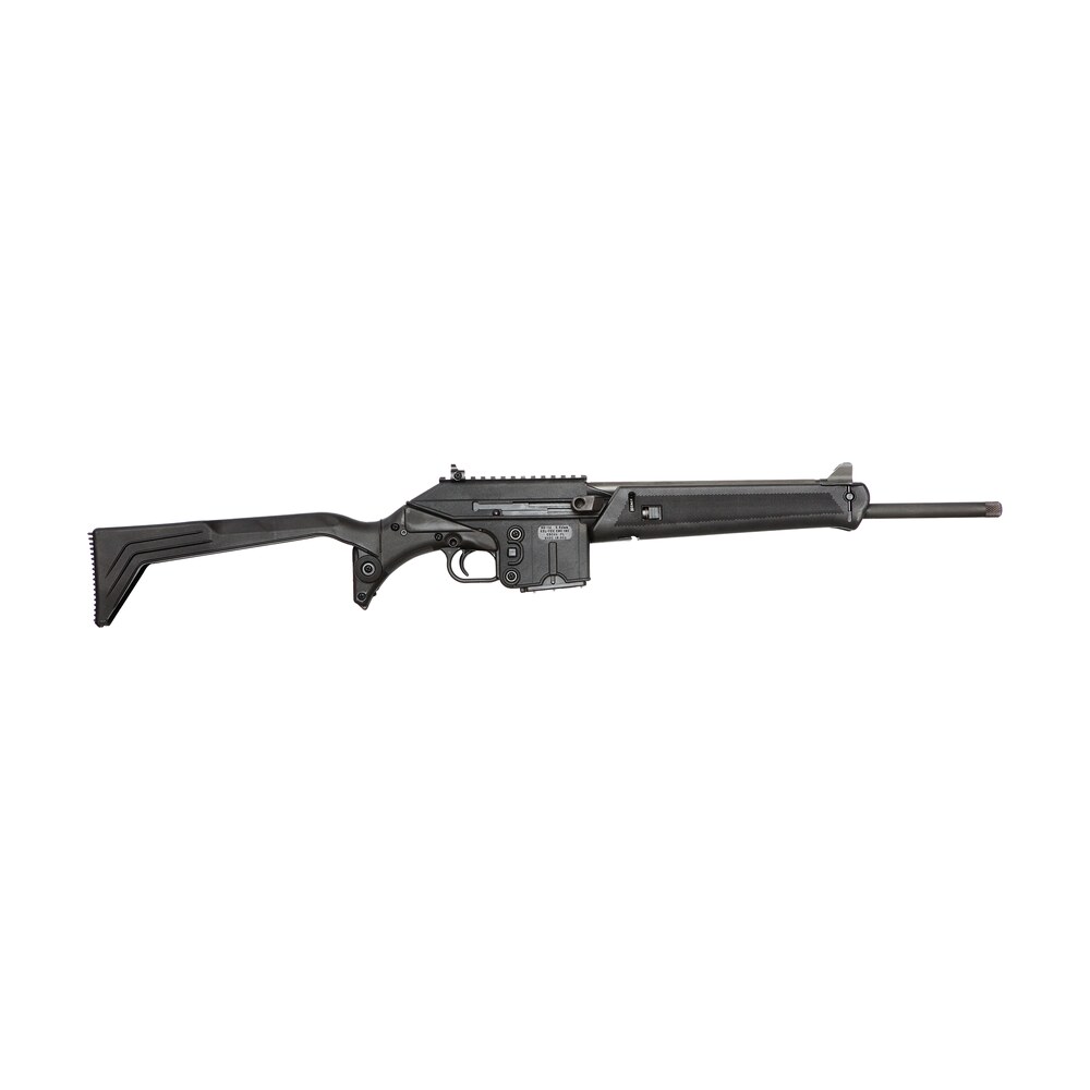 kel tec su16cblk su 16 sport utility carbine 5.56x45mm nato caliber with 16″ barrel, 10+1 capacity, black parkerized metal finish, black underfolding with storage compartment stock right hand Kel-Tec SU16CBLK SU-16 Sport Utility Carbine 5.56x45mm NATO Caliber Sports South item 16091