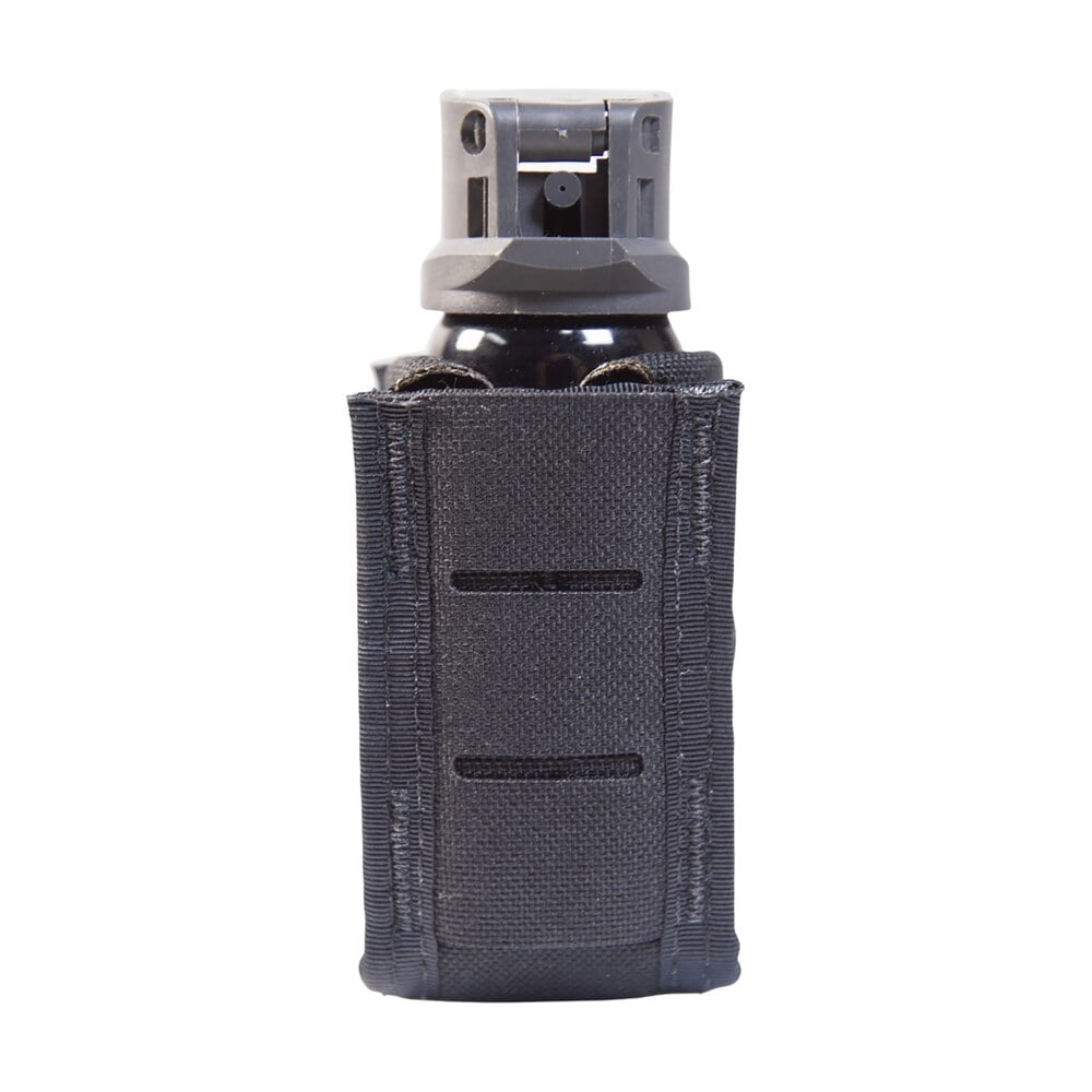 high speed gear 41oc00bk taco duty oc spray pouch, black nylon with molle exterior, fits molle, compatible with mk3 oc can High Speed Gear 41OC00BK TACO Duty OC Spray Pouch, Black Nylon Sports South item 160938
