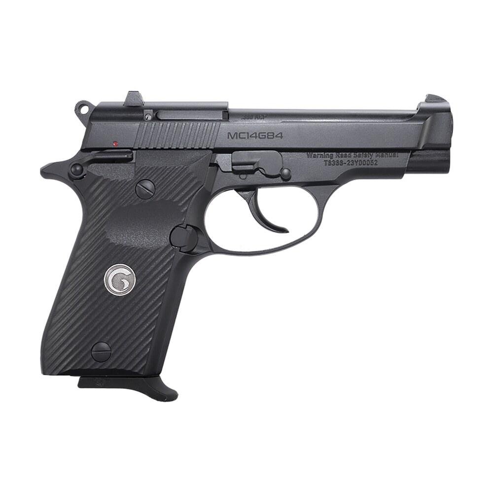 eaa girsan 390825 mc14g84 380 acp 13+1 3.80" black steel barrel, black serrated steel slide, black aluminum frame w/beavertail, black polymer grip EAA GIRSAN 390825 MC14G84 380 ACP 13+1 3.80" Black Steel Sports South item 161023