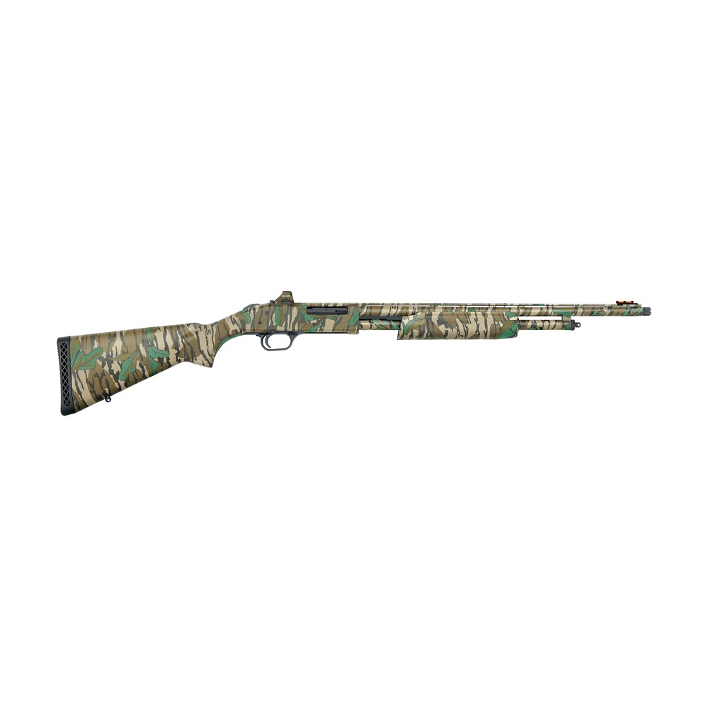 mossberg 50133 500 turkey full size 410 gauge pump 3" 5+1 20" mossy oak greenleaf vent rib barrel & optics cut steel receiver, mossy oak greenleaf synthetic stock, holosun 407k red dot Mossberg 50133 500 Turkey Full Size 410 Gauge Pump 3" 5+1 20" Mossy Oak Greenleaf Vent Rib Sports South item 161060