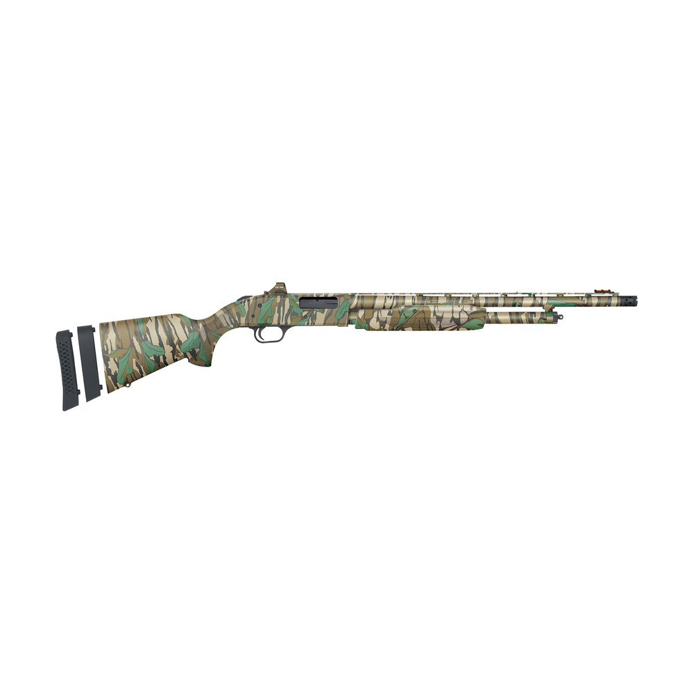 mossberg 54684 500 super bantam turkey 20 gauge 5+1 3" 20", mossy oak green leaf, optic cut rec, synthetic stock with adj. shims, xf turkey choke, includes holosun red dot Mossberg 54684 500 Super Bantam Turkey 20 Gauge 5+1 3" 20", Mossy Oak Green Leaf, Optic Cut Sports South item 161062