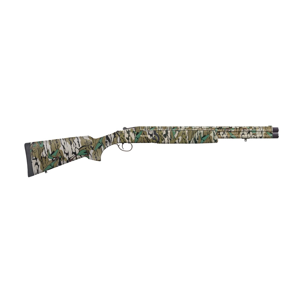 mossberg 75486 silver reserve eventide turkey over/under 20 gauge 3" 2rd 20", mossy oak greenleaf, synthetic furniture, fiber optic sight, ext. turkey choke Mossberg 75486 Silver Reserve Eventide Turkey Over/Under 20 Gauge 3" 2rd 20", Mossy Oak Sports South item 161065