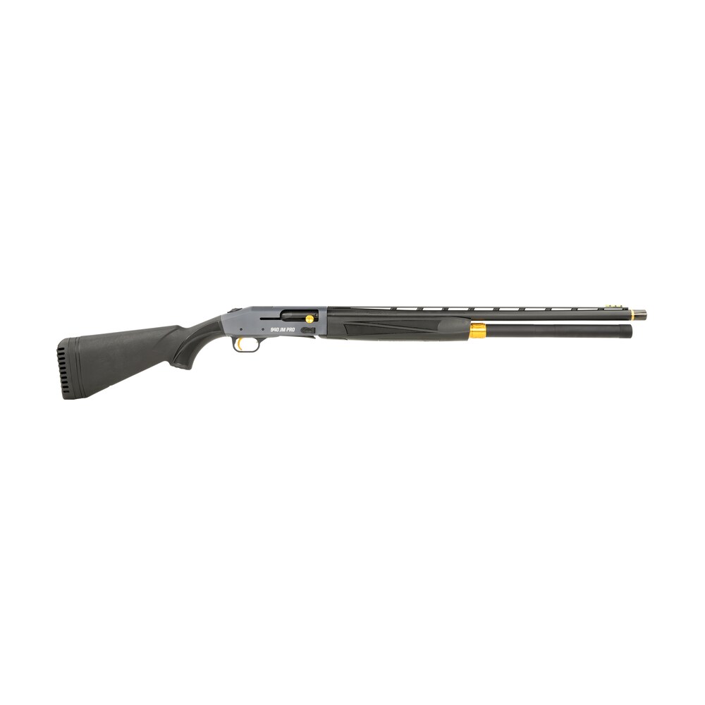 mossberg 85165 940 jm pro full size 12 gauge semi auto 3" 9+1 24" matte blued vent rib barrel, tungsten gray drilled & tapped stainless steel receiver, adjustable black synthetic stock, right hand Mossberg 85165 940 JM Pro Full Size 12 Gauge Semi-Auto 3" 9+1 24" Matte Blued Vent Rib Sports South item 161098