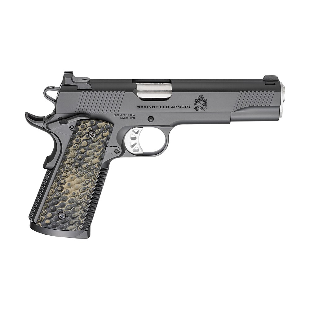 springfield armory pc9125 1911 trp 45 acp 8+1 5" stainless match grade barrel, black cerakote serrated carbon steel slide & frame w/beavertail, vz hydra g10 grip Springfield Armory PC9125 1911 TRP 45 ACP 8+1 5" Stainless Match Grade Sports South item 161484