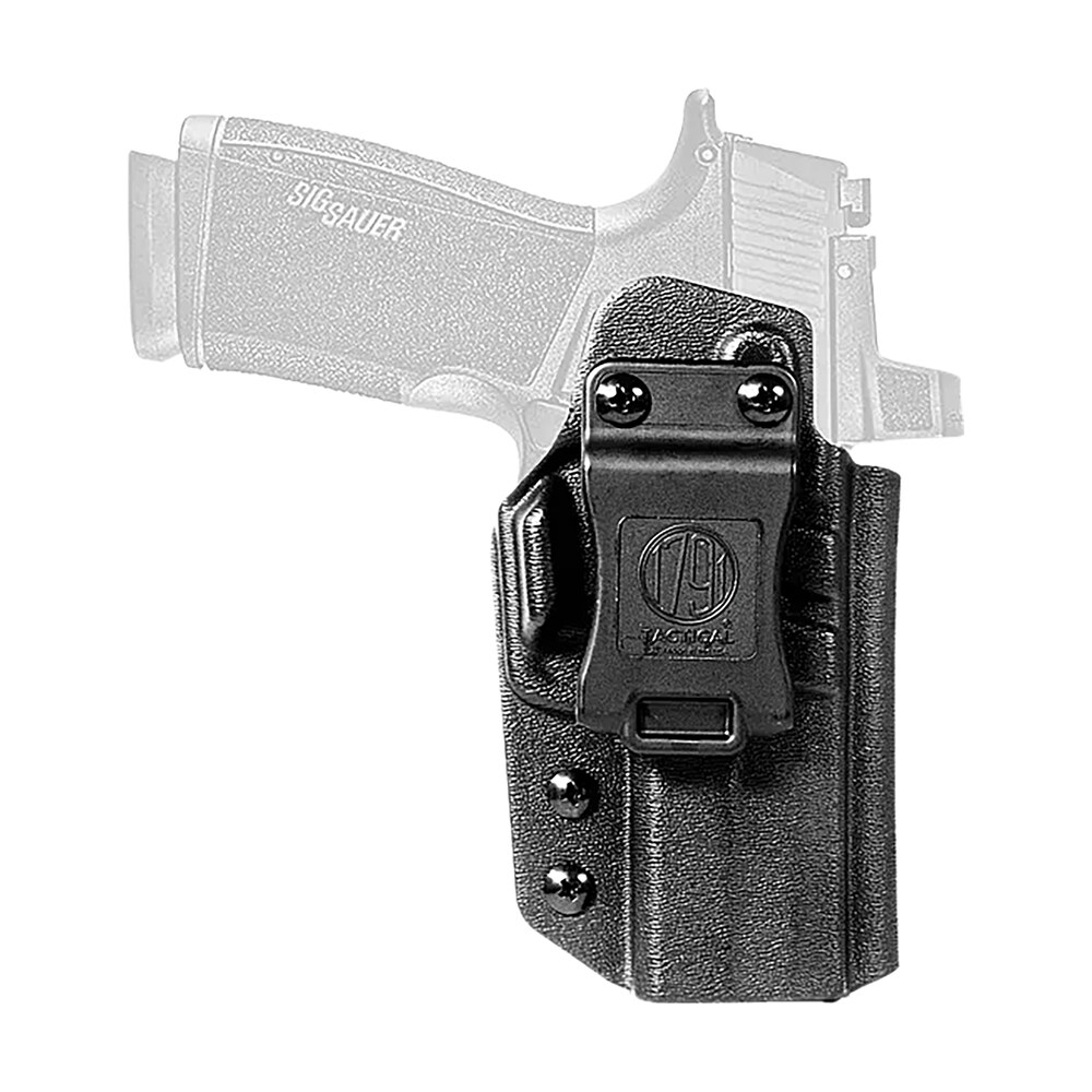 1791 gunleather taciwbp365xmblkr tactical iwb black kydex compatible w/ p365 x macro belt clip right hand 1791 Gunleather TACIWBP365XMBLKR Tactical IWB Black Kydex Compatible Sports South item 161553