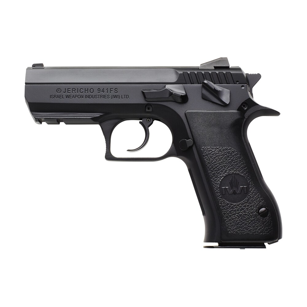 iwi us j941f910orp jericho 941 full size frame 9mm luger 10+1 4.40" black chrome lined steel barrel, black serrated steel slide & frame w/beavertail & picatinny rail, black textured grips IWI US J941F910ORP Jericho 941 Full Size Frame 9mm Luger 10+1 4.40" Black Chrome Lined Steel Sports South item 161685