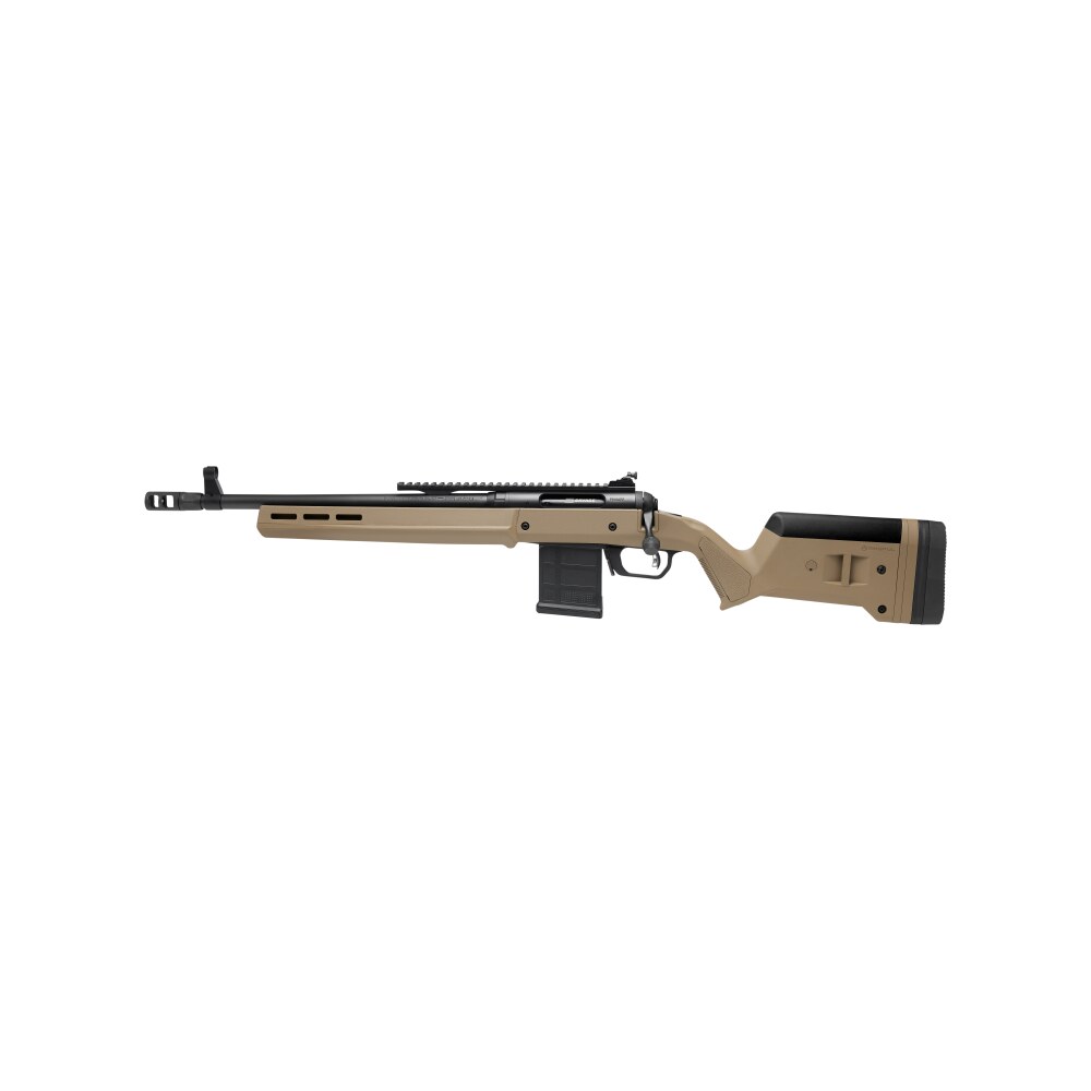 savage arms 58202 110 scout full size 450 bushmaster 5+1 16.50" matte black threaded barrel, picatinny rail carbon steel receiver, flat dark earth magpul hunter synthetic stock, left hand Savage Arms 58202 110 Scout Full Size 450 Bushmaster 5+1 16.50" Matte Black Threaded Sports South item 161713
