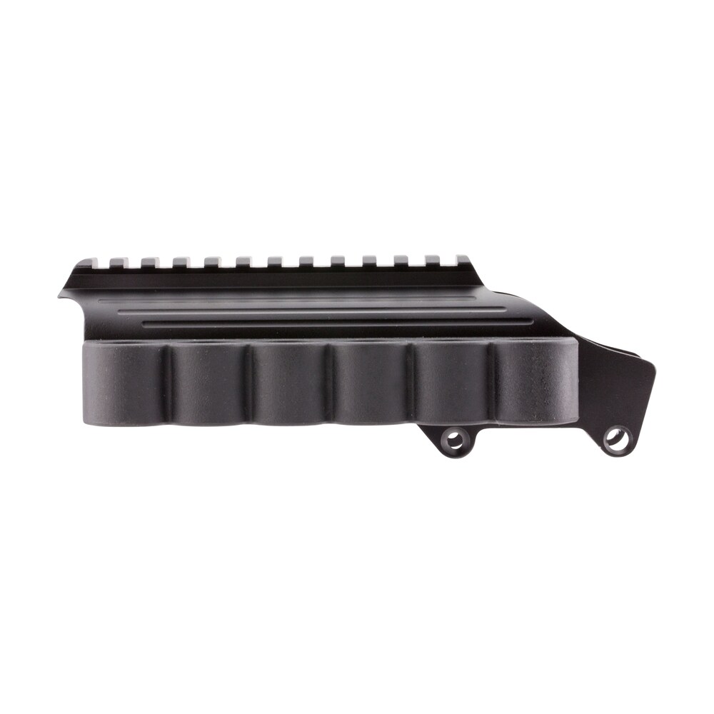 tacstar 1081035 sidesaddle rail mount remington 870/1100/1187 12 gauge 6rds black polymer w/aluminum mounting plate TacStar 1081035 Sidesaddle Rail Mount Remington 870/1100/1187 12 Gauge 6rds Black Polymer Sports South item 16177