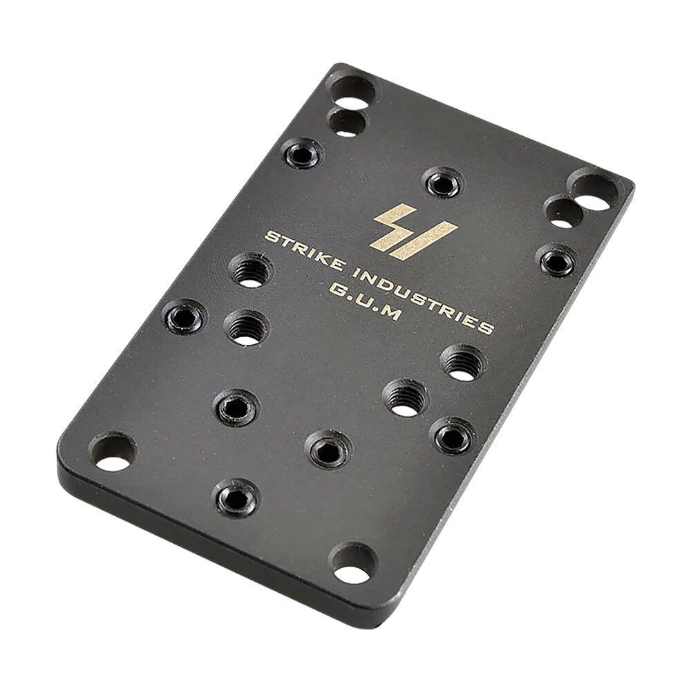 strike industries glockgumv2 universal optic mount for glock version 2 black compatible w/glock (except 42/43/43x/48) Strike Industries GLOCKGUMV2 Universal Optic Mount for Glock Version 2 Black Compatible Sports South item 161883