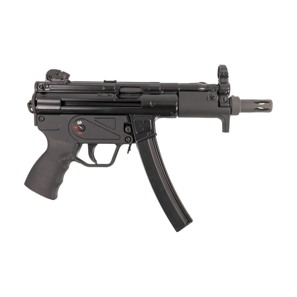mac 12750005 5k 9mm luger 30+1 5.80" black phosphate steel threaded barrel, black phosphate optics ready receiver/frame, black grip, ambidextrous MAC 12750005 5K 9mm Luger 30+1 5.80" Black Phosphate Steel Threaded Sports South item 161894
