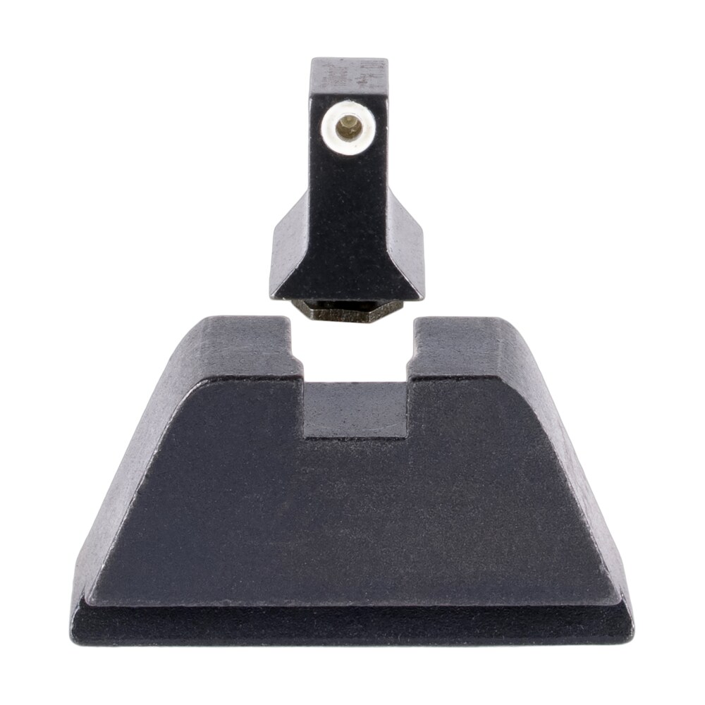 trijicon gl201c601136 suppressor/optic height sights green/tritium white outline front sight black/blank rear sight glock 17/17l/19/22 standard frame Trijicon GL201C601136 Suppressor/Optic Height Sights Green/Tritium White Outline Front Sports South item 162039