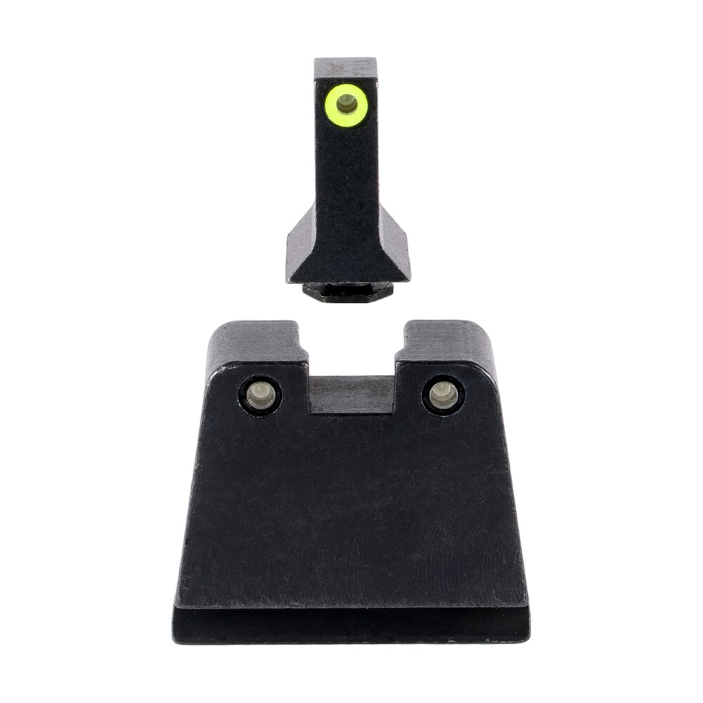 trijicon gl243c601143 suppressor/optic height sights green/tritium yellow outline front sight green/tritium black outline rear sight glock 42/43/43x slim frame Trijicon GL243C601143 Suppressor/Optic Height Sights Green/Tritium Yellow Outline Front Sports South item 162043