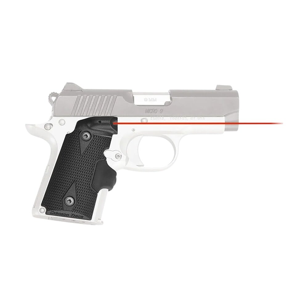 crimson trace 0152601 lasergrips fits kimber micro 9, red laser black polymer Crimson Trace 0152601 Lasergrips Sports South item 16208