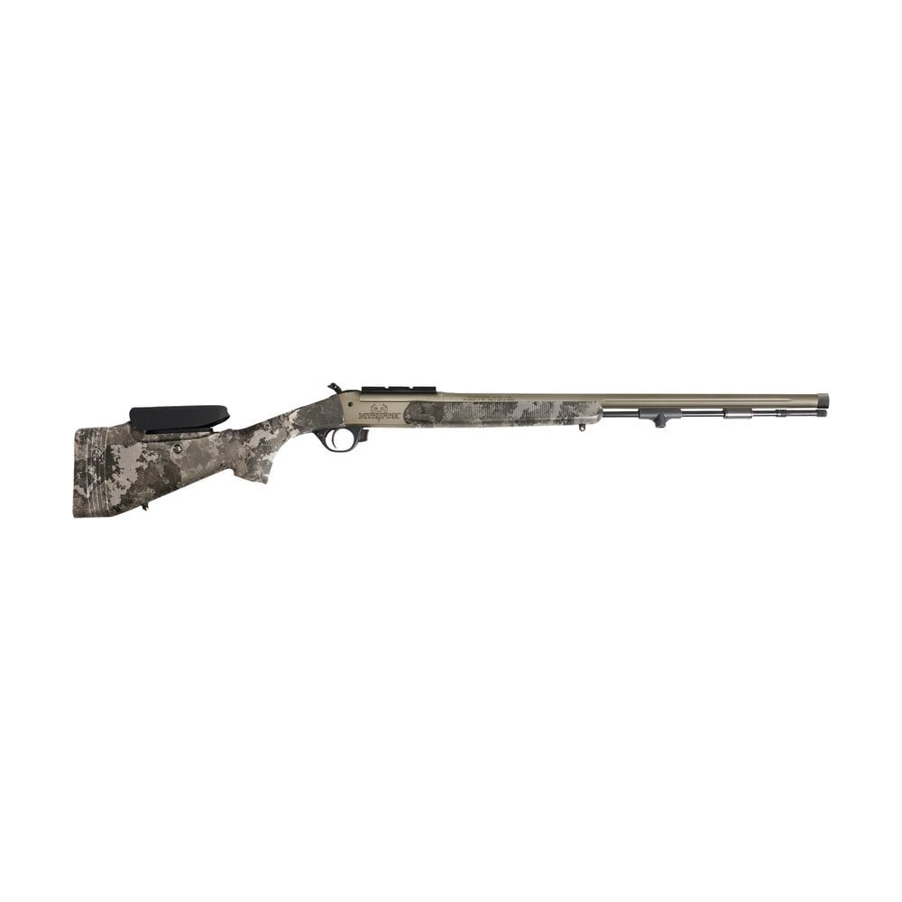 traditions cr846604534b nitrofire pro 50 cal 209 primer tungsten cerakote 26" fluted/threaded w/vapr twist barrel, drilled & tapped receiver, veil alpine adj cheek piece & lop synthetic stock Traditions CR846604534B NitroFire Pro 50 Cal 209 Primer Tungsten Cerakote 26" Fluted/Threaded Sports South item 162096